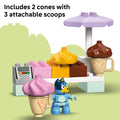 Lego Duplo Bluey 10458 Ice Cream Trip with Bluey for Toddlers Ages 2+, close-up detail