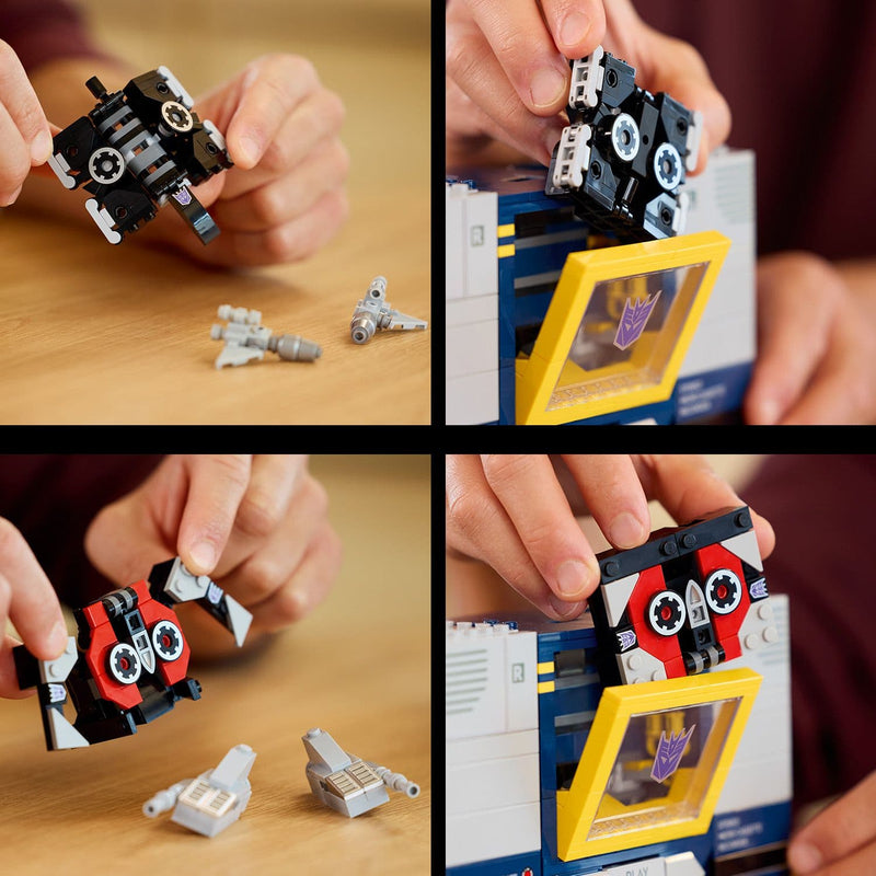 Lego Icons 10358 Transformers: Soundwave for Collectors Aged 18 and Up, size reference