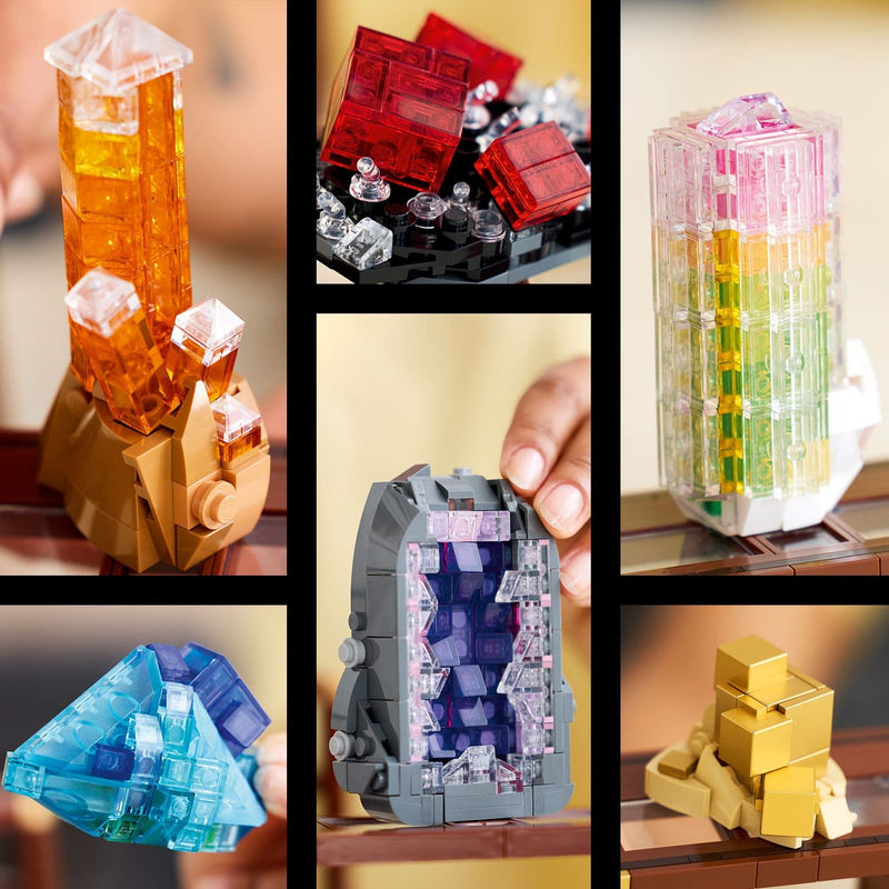Lego Ideas 21362 Mineral Collection Set for Adults Aged 18 and Up, size reference