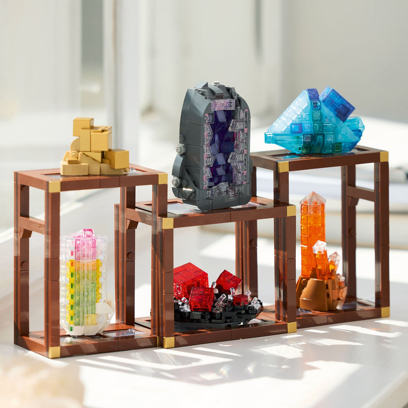 Lego Ideas 21362 Mineral Collection Set for Adults Aged 18 and Up, side angle