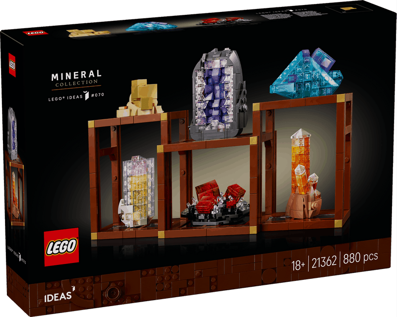 Lego Ideas 21362 Mineral Collection Set for Adults Aged 18 and Up collectible from Curious Minds