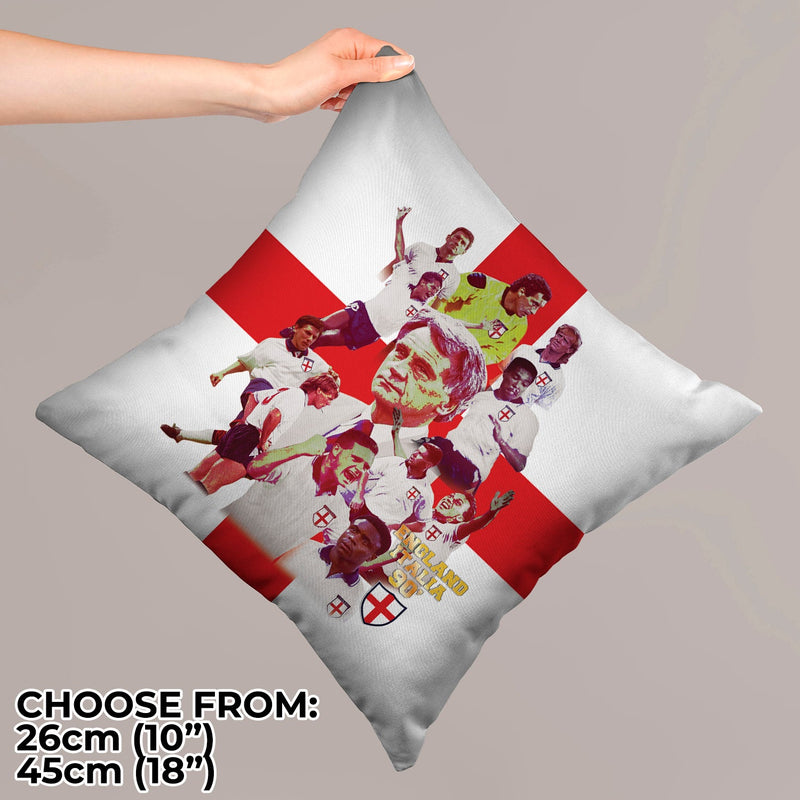 Football Art England Italia 90 Cushion - Two Sizes, alternate view