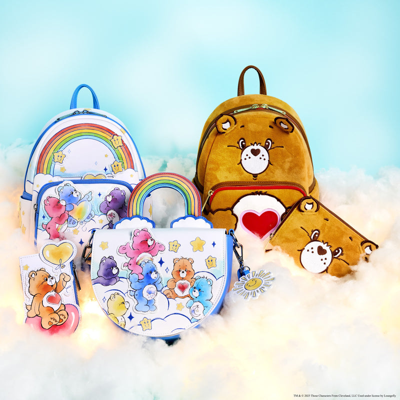 Loungefly - Care Bears Care-A-Lot Rainbow Mini Backpack side angle