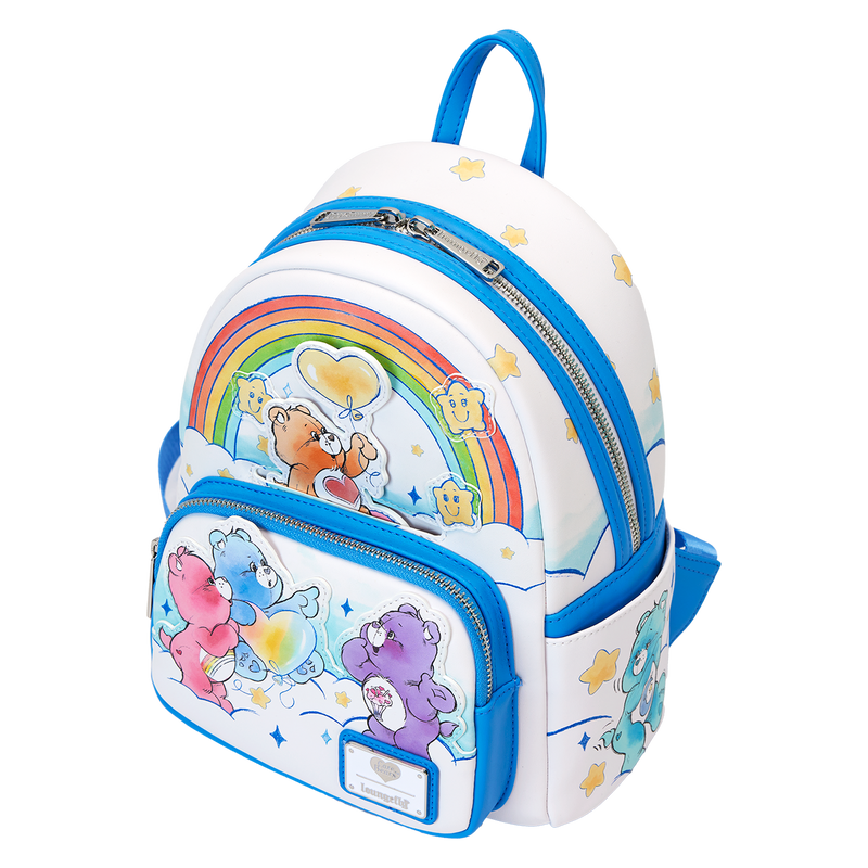 Loungefly - Care Bears Care-A-Lot Rainbow Mini Backpack back view