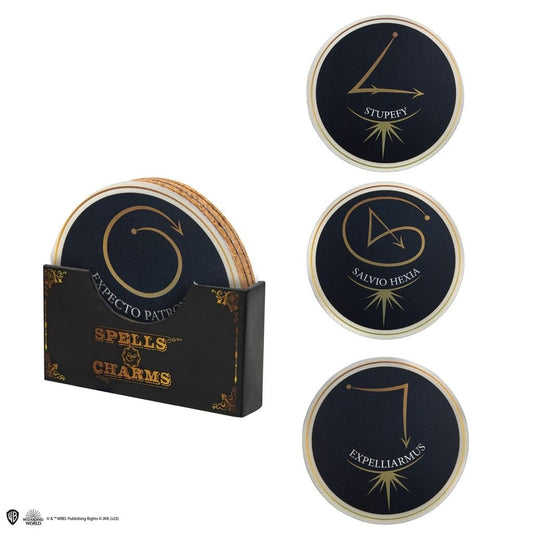 Harry Potter Spells and Charms Coaster Set of 4
