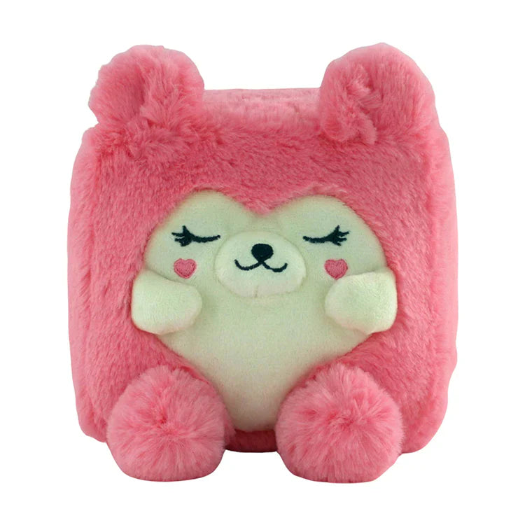 Cutie Cubes 12 Plush, close-up detail