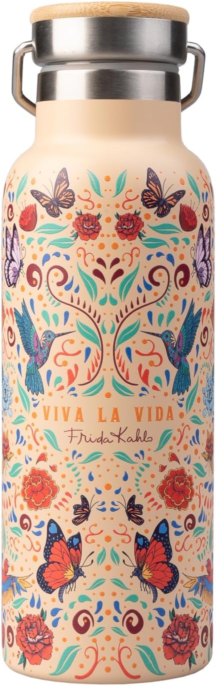 Metalic Bottle Frida Kahlo