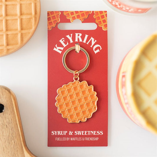 Waffle Keyring, alternate view
