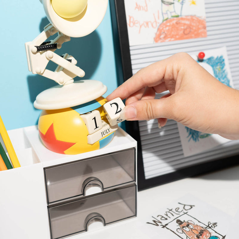 Disney Pixar Luxo Jr and Ball 3D Perpetual Desk Calendar