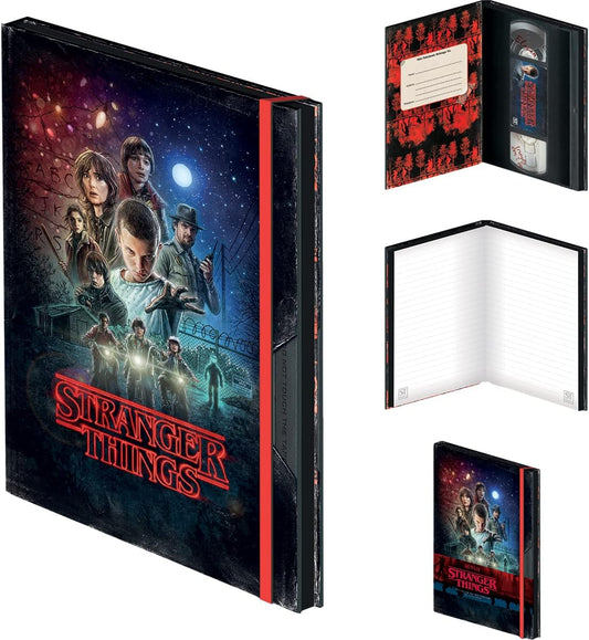 Stranger Things Composition Book Premium A5 Notebook with Pencil