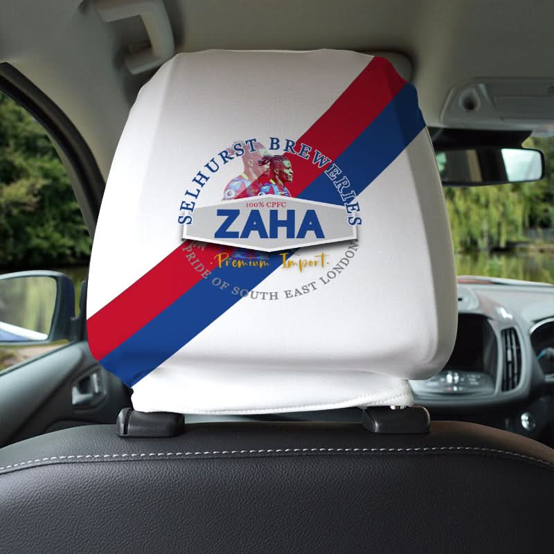 The Eagles Zaha - Football Legends - Headrest Cover collectible from https://britishmade.gifts/