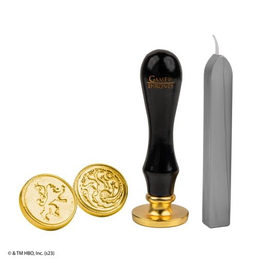 Game of Thrones Wax Seal Stamp Kit with Targaryen Stark and Lannister