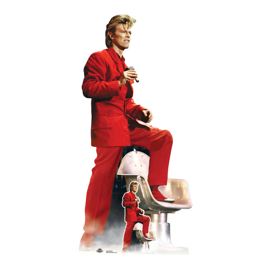 David Bowie Height 176cm Lifesize Cardboard Cut Out With Mini collectible from Star Cutouts
