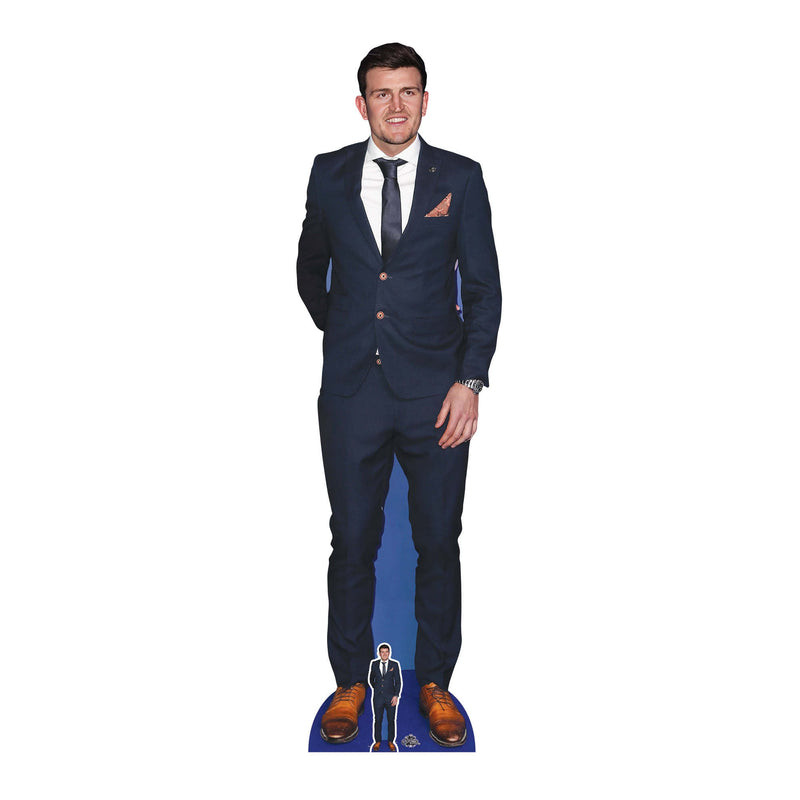 Harry Maguire Height 195cm Lifesize Cardboard Cut Out With Mini collectible from Star Cutouts
