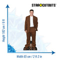 Mason Mount Height 182cm Lifesize Cardboard Cut Out With Mini, alternate view