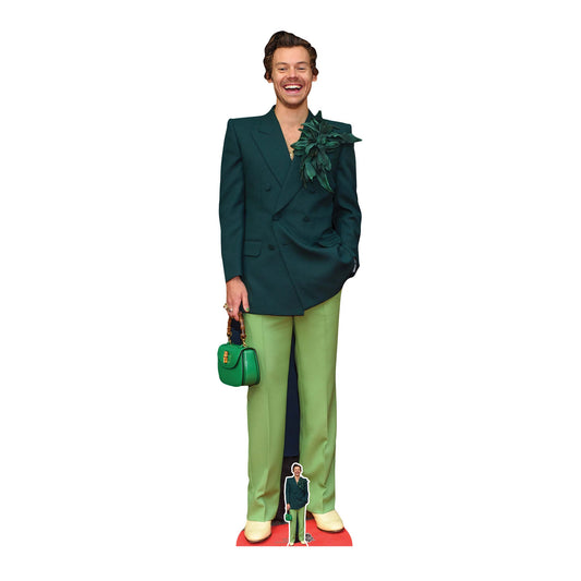 Harry Styles Green Height 186cm Lifesize Cardboard Cut Out With Mini collectible from Star Cutouts