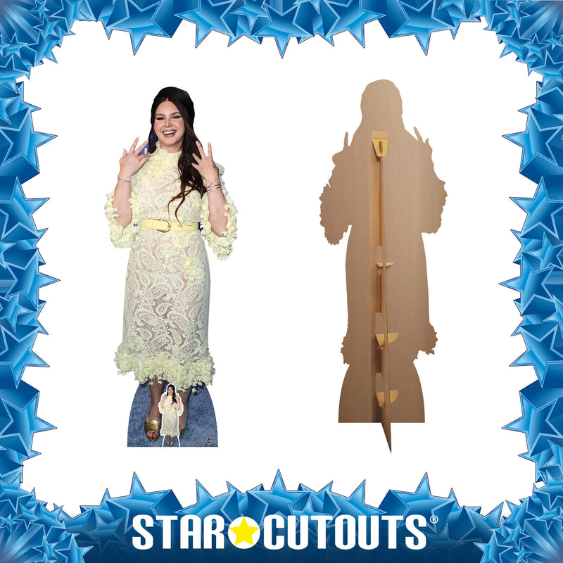Lana Del Rey Height 171cm Cardboard Cutout with Mini, side angle