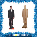 Declan Rice Height 185cm Lifesize Cardboard Cut Out With Mini, side angle