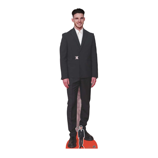 Declan Rice Height 185cm Lifesize Cardboard Cut Out With Mini collectible from Star Cutouts
