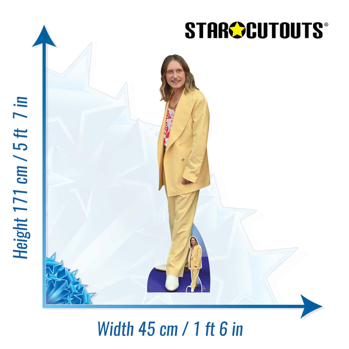 Mark Owen Height 171cm Lifesize Cardboard Cutout