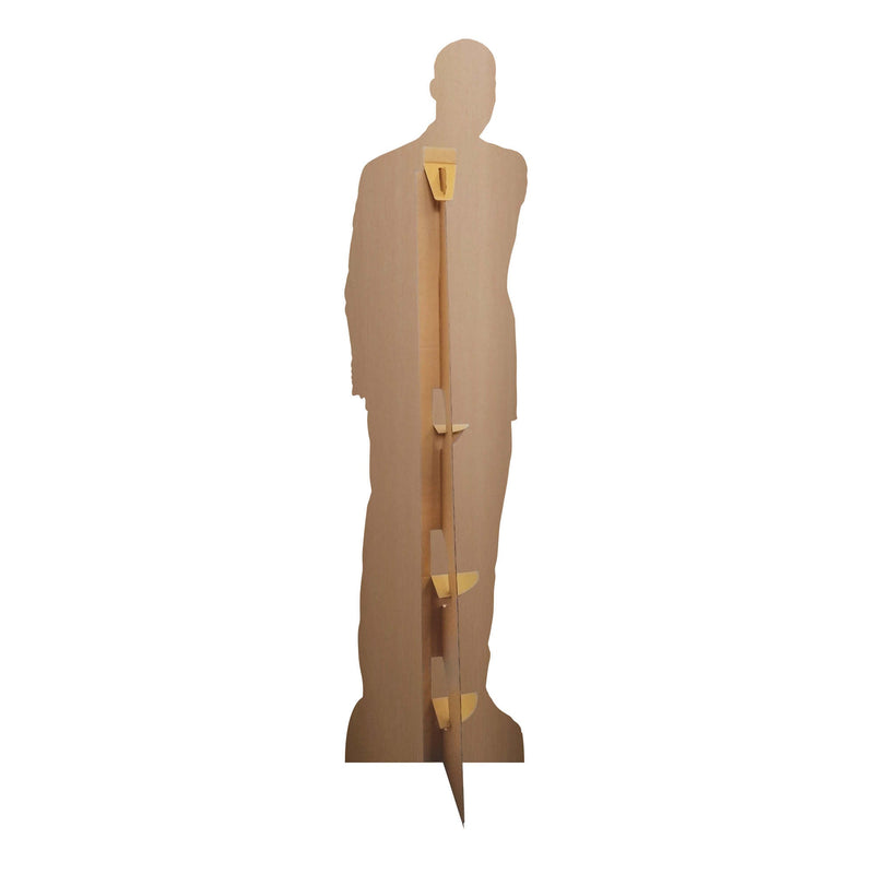 Virgil van Dijk Height 196cm Lifesize Cardboard Cut Out With Mini, side angle