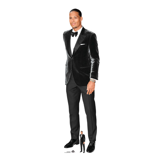 Virgil van Dijk Height 196cm Lifesize Cardboard Cut Out With Mini collectible from Star Cutouts
