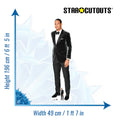 Virgil van Dijk Height 196cm Lifesize Cardboard Cut Out With Mini, alternate view