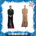 Jude Bellingham Height 188cm Lifesize Cardboard Cut Out With Mini, side angle