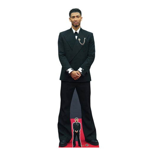 Jude Bellingham Height 188cm Lifesize Cardboard Cut Out With Mini collectible from Star Cutouts