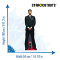 Jude Bellingham Height 188cm Lifesize Cardboard Cut Out With Mini, alternate view