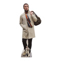 Liam Gallagher Cream Jacket Height 180cm Lifesize Cardboard Cut Out With Mini, side angle