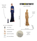 Taylor Swift Crop Top Height 186cm Lifesize Cardboard Cut Out With Mini, close-up detail