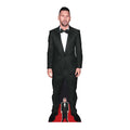 Lionel Messi Black Suit Height 170cm Lifesize Cardboard Cut Out With Mini collectible from Star Cutouts
