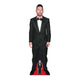 Lionel Messi Black Suit Height 170cm Lifesize Cardboard Cut Out With Mini