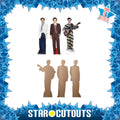 Harry Three Pack Shelf Top Cutout Cardboard Cut Out Height 31cm, side angle