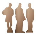 Liam and Noel Gallagher Shelftop Cutout Pack Cardboard Cut Out Height 30cm, side angle
