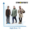 Liam and Noel Gallagher Shelftop Cutout Pack Cardboard Cut Out Height 30cm, alternate view