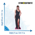 Taylor Black Dress Star Mini Height 95cm Cardboard Cutout, alternate view