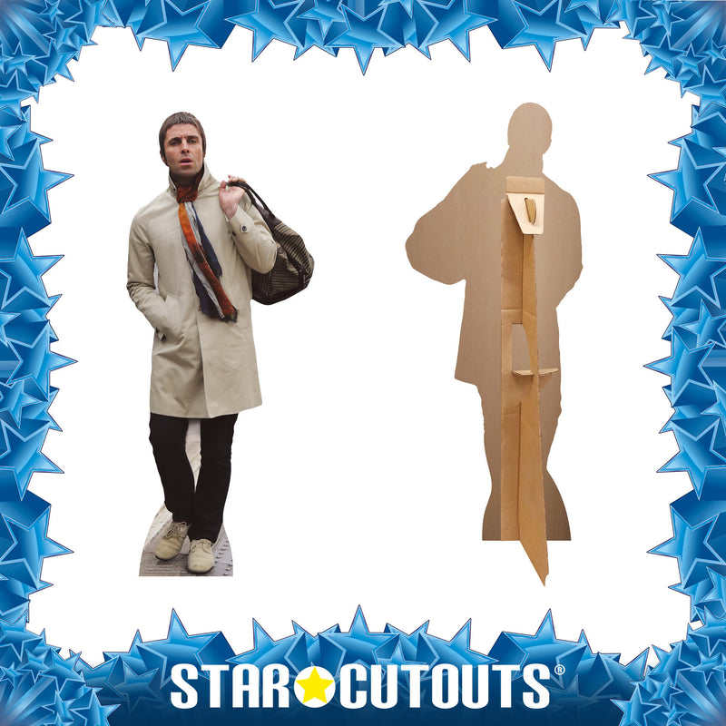 Liam Gallagher Cream Jacket Star Mini Height 90cm, close-up detail
