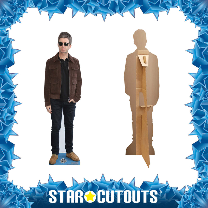 Noel Gallagher Star Mini Height 90cm Cardboard Cut Out, close-up detail