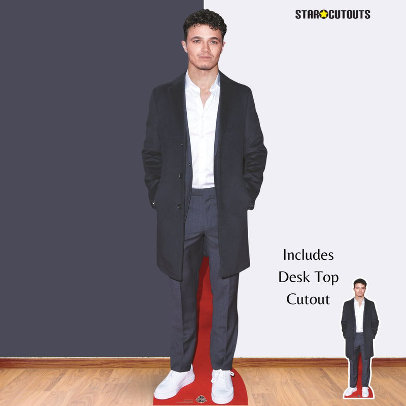Lando Norris Suit Cardboard Cut Out Height 179cm, alternate view