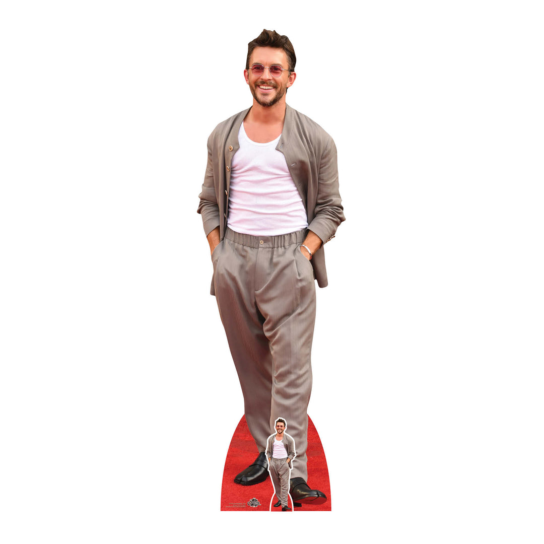 Jonathan Bailey Smiling Cardboard Cutout Height 181cm