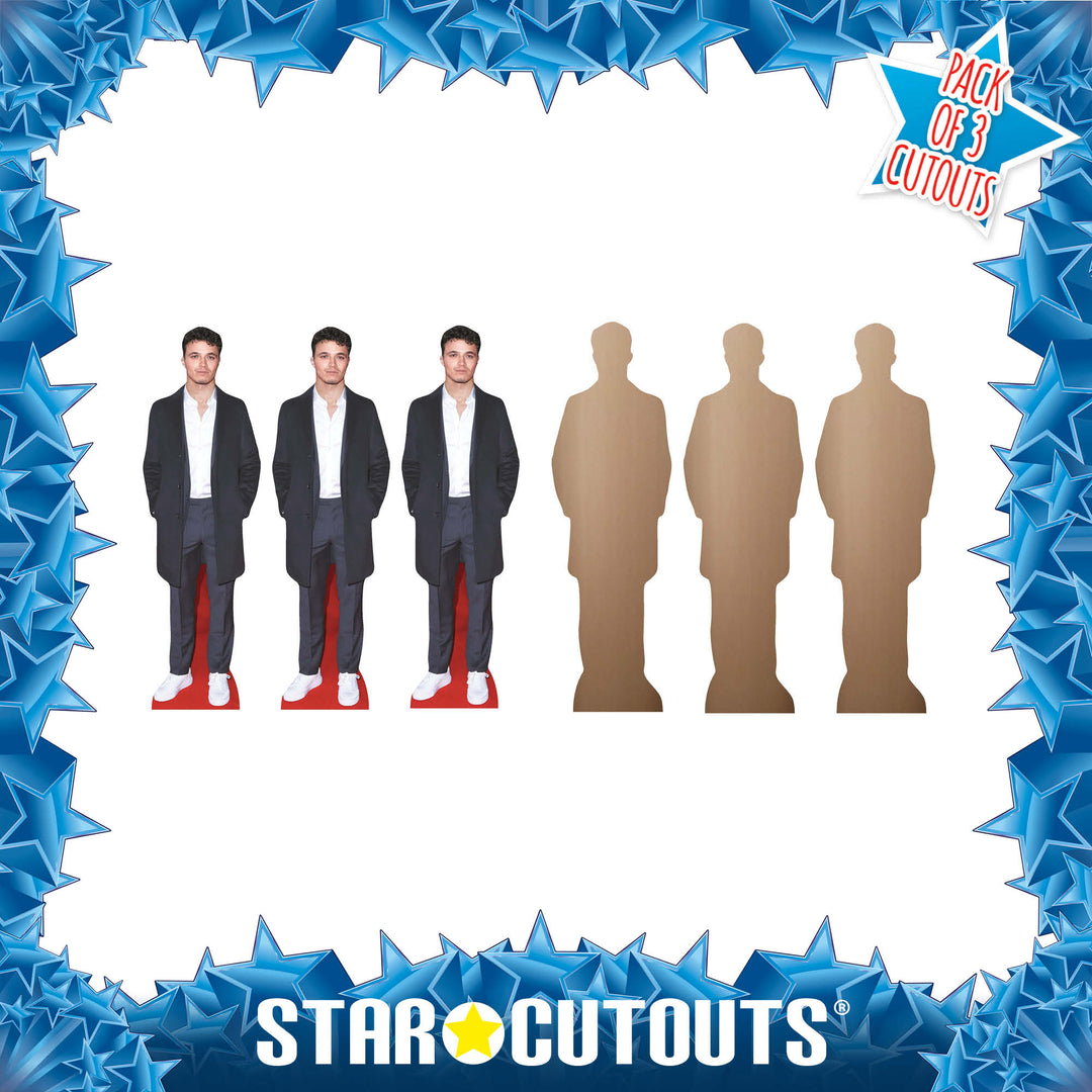 Lando Norris Suit Shelf Top Cardboard Cutout Pack Height 31cm