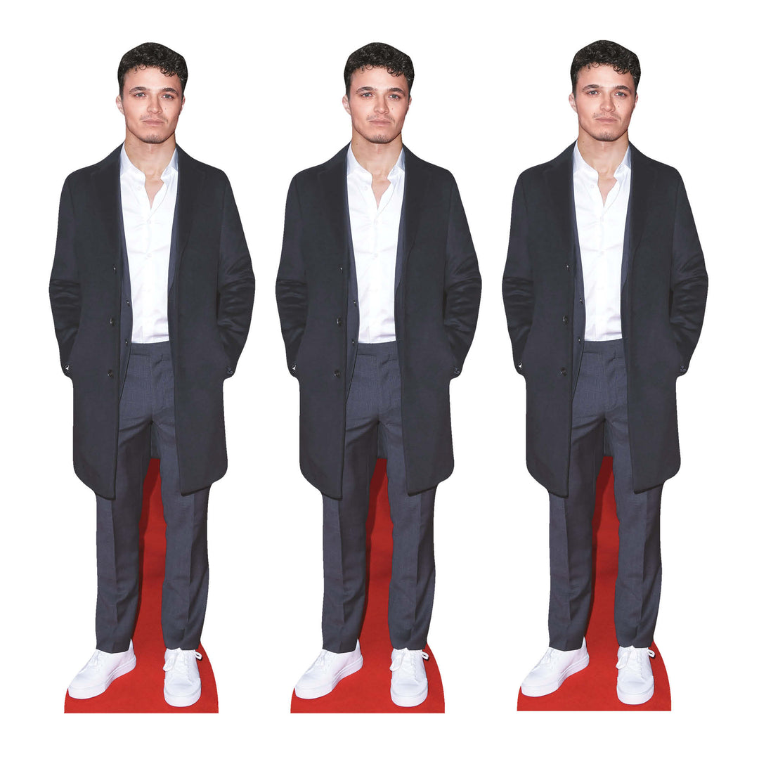Lando Norris Suit Shelf Top Cardboard Cutout Pack Height 31cm
