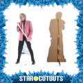 Rod Stewart Height 179cm Lifesize Cardboard Cutout, close-up detail