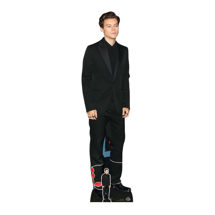 Harry Styles Black Suit Height 183cm Lifesize Cardboard Cut Out With Mini