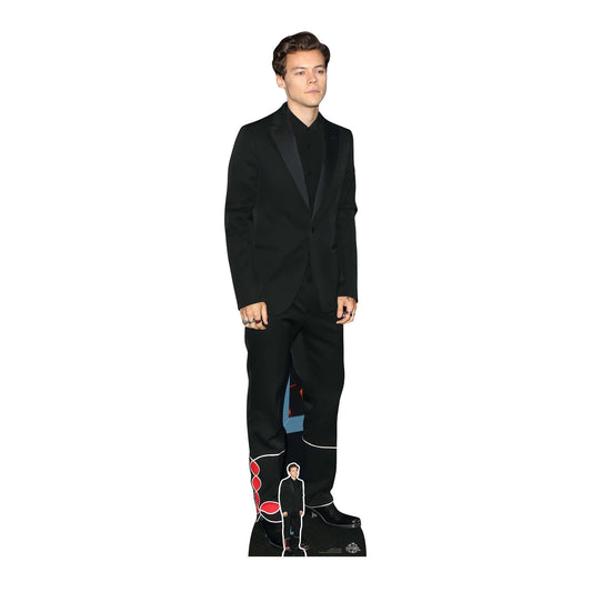 Harry Black Suit Height 183cm Lifesize Cardboard Cut Out With Mini collectible from Star Cutouts
