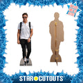 Lando Norris Motor Racing Casual Height 171cm Lifesize Cardboard Cut Out With Mini, side angle