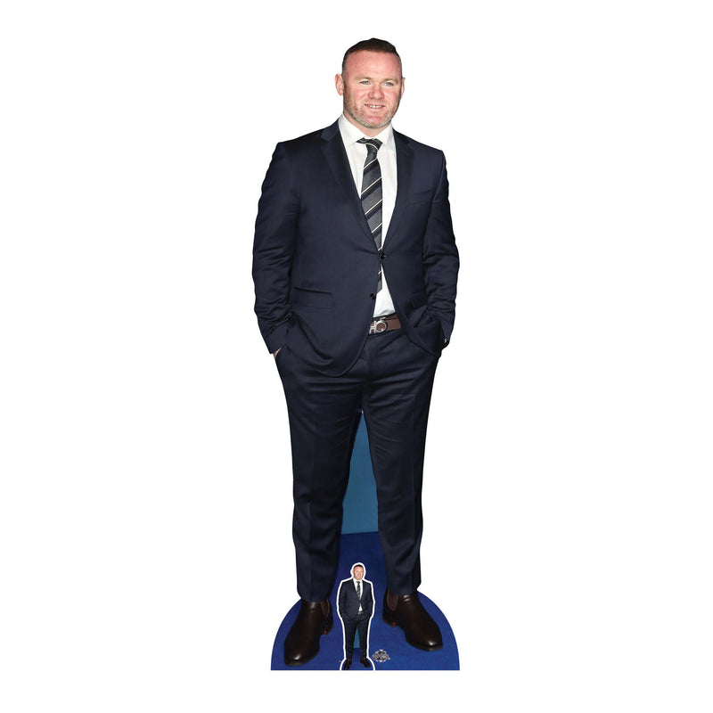 Wayne Rooney Height 177cm Lifesize Cardboard Cut Out With Mini collectible from Star Cutouts