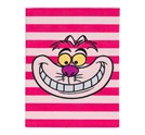 Disney Alice in Wonderland Cheshire Cat Premium A5 Plush Cover Notebook